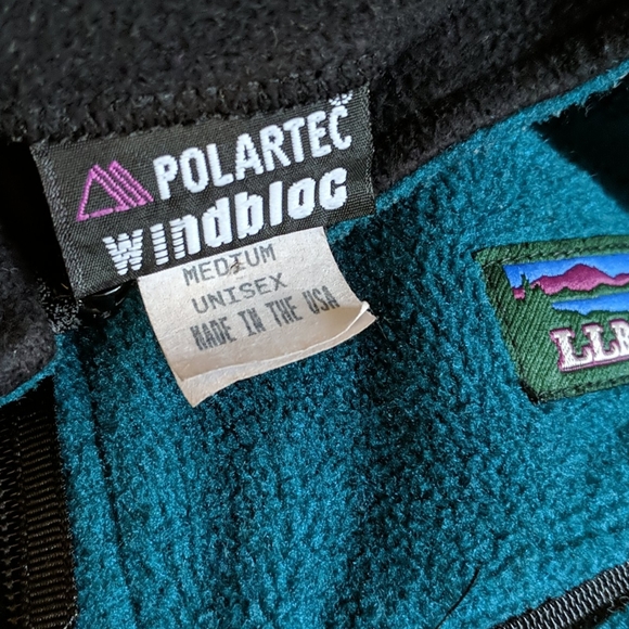 Vintage L.L. Bean Half-zip Fleece, size M - Picture 5 of 5